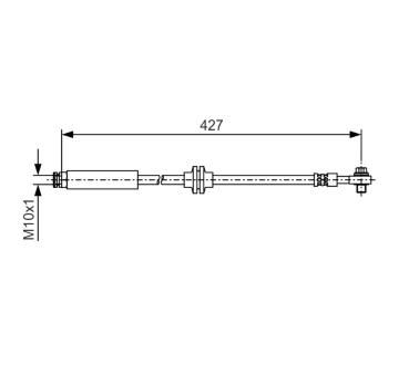 Brzdová hadice BOSCH 1 987 481 A47