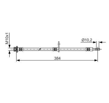 Brzdová hadice BOSCH 1 987 481 A54