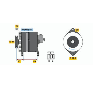 generátor BOSCH 6 033 GB4 016