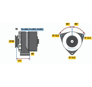 generátor BOSCH 9 120 080 112