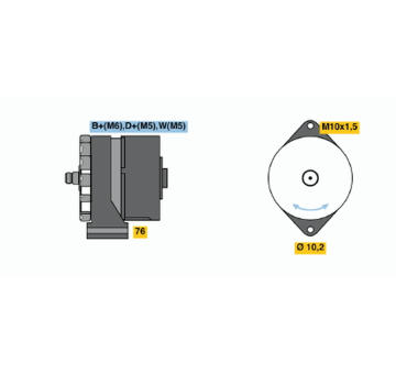 generátor BOSCH 9 120 080 137