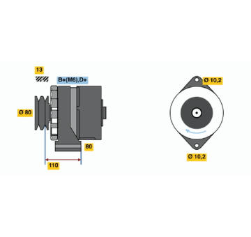 Alternátor BOSCH 9 120 144 119
