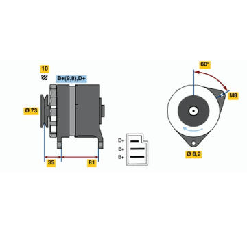 generátor BOSCH 9 120 144 290