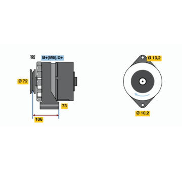 Alternátor BOSCH 9 120 334 134