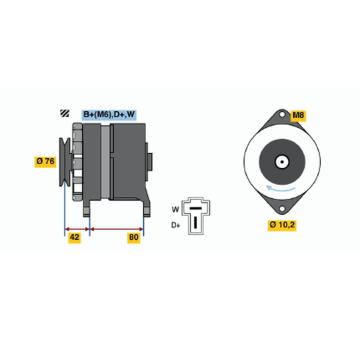 generátor BOSCH 9 120 334 136