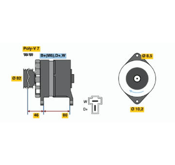 generátor BOSCH 9 120 334 139