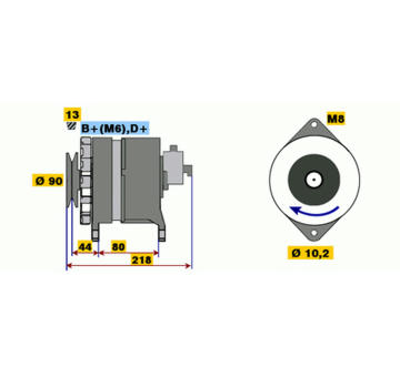 generátor BOSCH 9 120 334 628