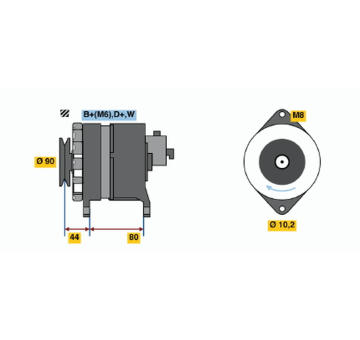 Alternátor BOSCH 9 120 334 636