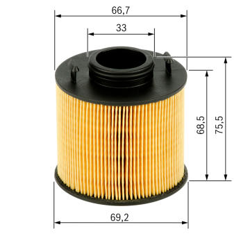 Filter močoviny BOSCH F 00B H40 096