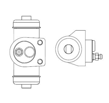 Válec kolové brzdy BOSCH F 026 002 381