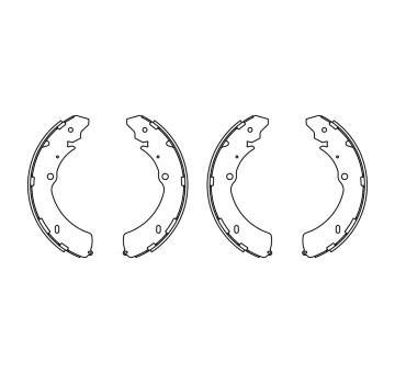 Sada brzdových čelistí BOSCH F 026 008 020