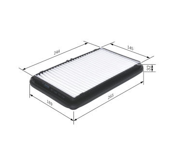 Vzduchový filtr BOSCH F 026 400 001
