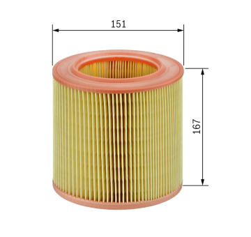Vzduchový filter BOSCH F 026 400 027