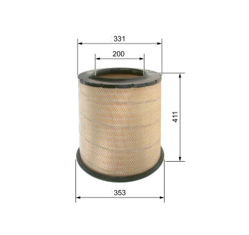 Vzduchový filtr BOSCH F 026 400 034