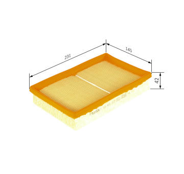 Vzduchový filter BOSCH F 026 400 037