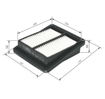 Vzduchový filter BOSCH F 026 400 054
