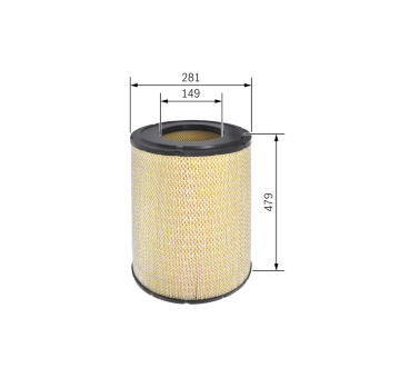 Vzduchový filter BOSCH F 026 400 087