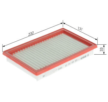 Vzduchový filter BOSCH F 026 400 101
