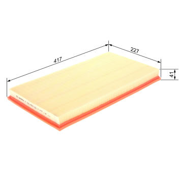 Vzduchový filter BOSCH F 026 400 122