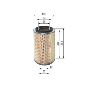 Vzduchový filtr BOSCH F 026 400 186