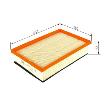 Vzduchový filter BOSCH F 026 400 202