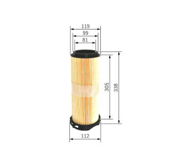 Vzduchový filtr BOSCH F 026 400 214