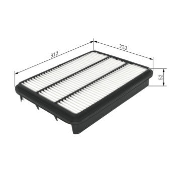 Vzduchový filter BOSCH F 026 400 225