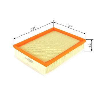 Vzduchový filter BOSCH F 026 400 234