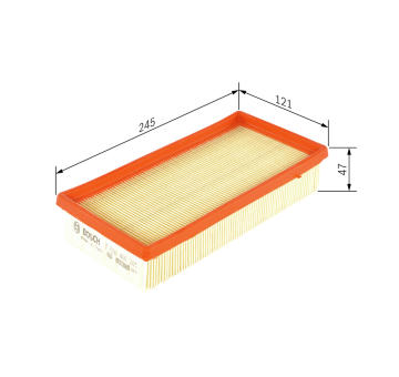 Vzduchový filter BOSCH F 026 400 265
