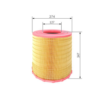 Vzduchový filter BOSCH F 026 400 284