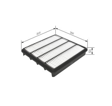 Vzduchový filter BOSCH F 026 400 296