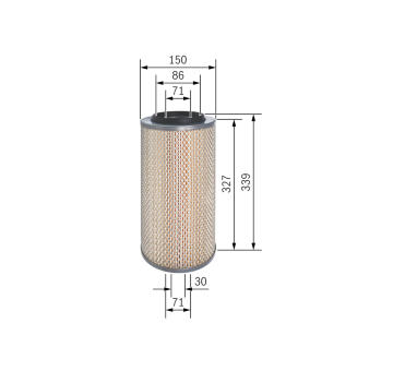 Vzduchový filter BOSCH F 026 400 322