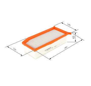 Vzduchový filter BOSCH F 026 400 343