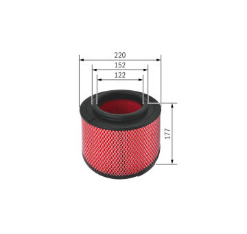 Vzduchový filter BOSCH F 026 400 344