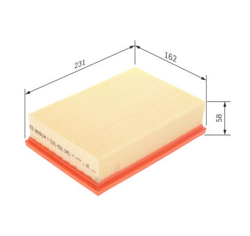 Vzduchový filtr BOSCH F 026 400 345