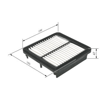 Vzduchový filter BOSCH F 026 400 352
