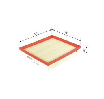 Vzduchový filter BOSCH F 026 400 375