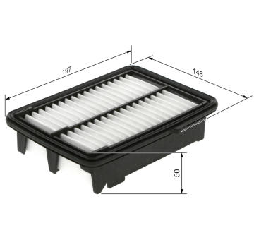 Vzduchový filtr BOSCH F 026 400 384