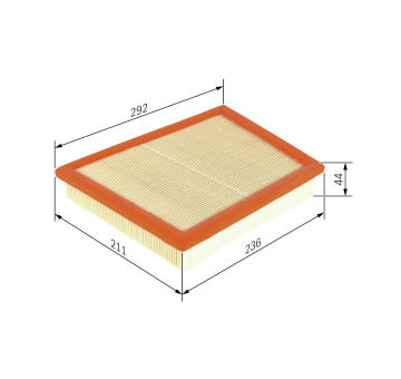 Vzduchový filter BOSCH F 026 400 460