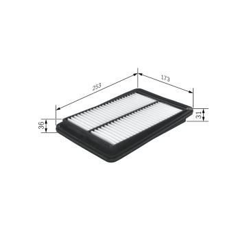 Vzduchový filter BOSCH F 026 400 465