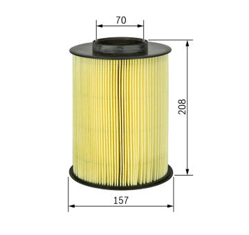 Vzduchový filter BOSCH F 026 400 492