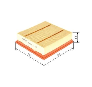 Vzduchový filter BOSCH F 026 400 498