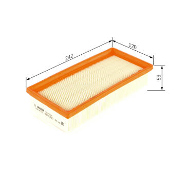 Vzduchový filter BOSCH F 026 400 510
