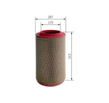 Vzduchový filter BOSCH F 026 400 532