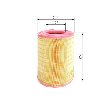 Vzduchový filter BOSCH F 026 400 536
