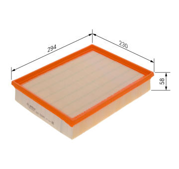 Vzduchový filter BOSCH F 026 400 551