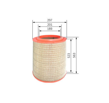Vzduchový filter BOSCH F 026 400 552