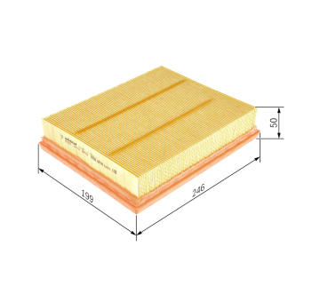 Vzduchový filter BOSCH F 026 400 553