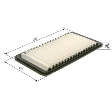 Vzduchový filter BOSCH F 026 400 566