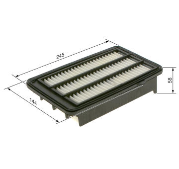 Vzduchový filter BOSCH F 026 400 579